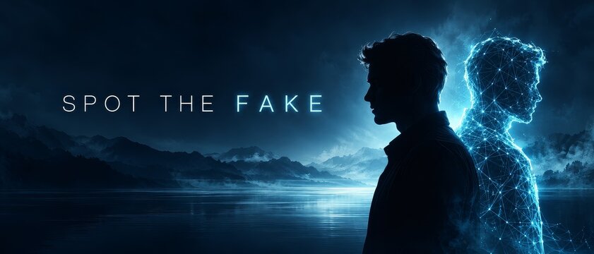 Spot the Fake Human Silhouette and Artificial Digital Double