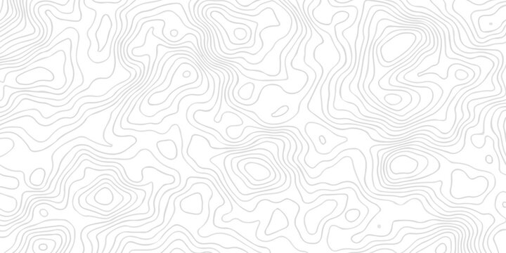seamless space white and black location wave outline topography map diagram. paper counter map. vector hiking landscape geometric grid topo map texture background.