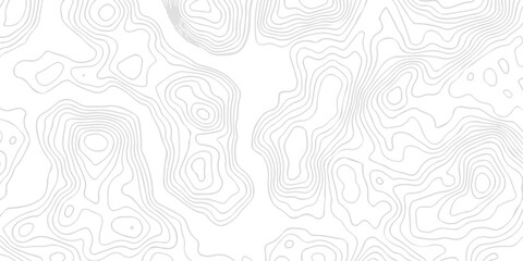seamless space white and black location wave outline topography map diagram. paper counter map. vector hiking landscape geometric grid topo map texture background. © MDFAIMIDULISLAM