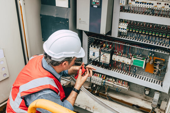 Professional Electric Technician Engineer Service Repair Machinery Electrical System Control Box.