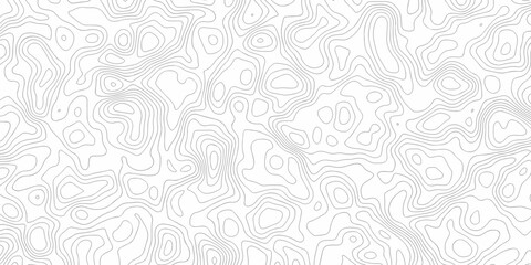 White spiral area topography map line. geometric grid paper dynamic outline curve counter map wavy design. topography relief discovery area black spiral line space landscape texture background. © Murshid123