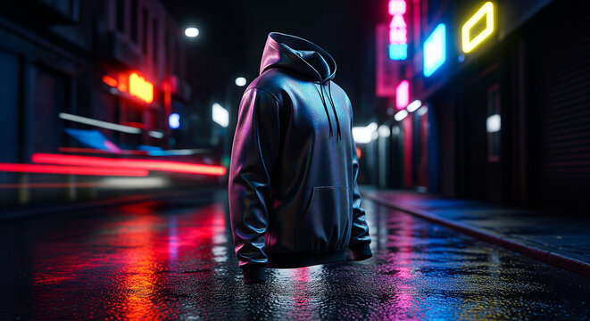 Urban fashion hoodie display image for mockup