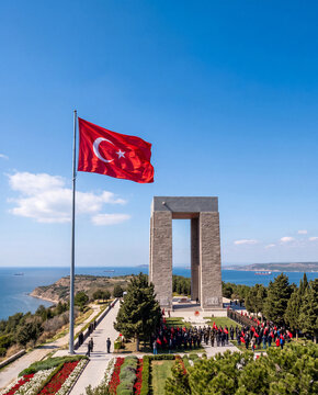 &Ccedil;anakkale Martyrs' Memorial, March 18 &Ccedil;anakkale Martyrs' Commemoration Day