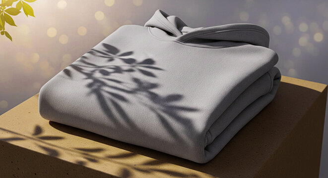 Sustainable fashion apparel mockup photo for branding presentation