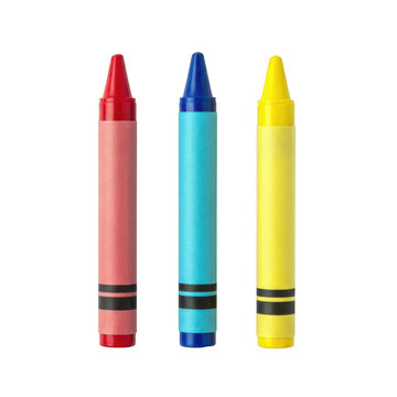 Colorful crayons