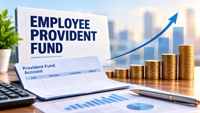 Employee provident fund concept
