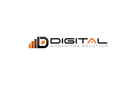 Illustration graphic vector of digital marketing solution business logo design