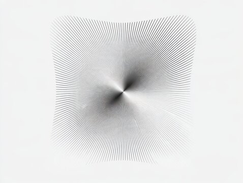 Abstract radial pattern with pixel art style and gradient effect