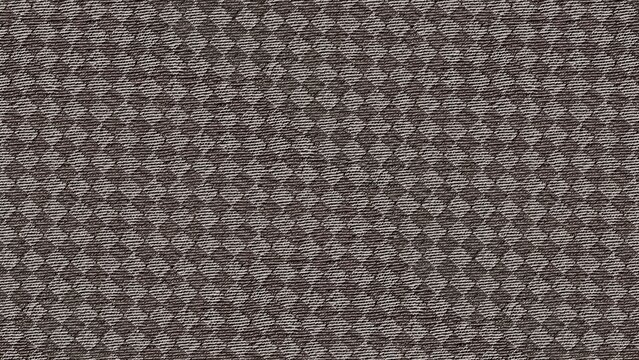 Dark grey fabric texture background with diagonal checkered pattern weave