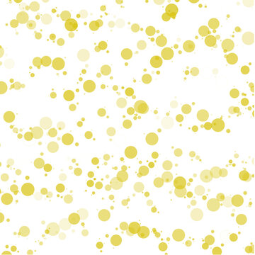 Yellow dynamic bubble pattern background