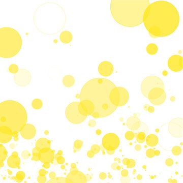 Yellow dynamic bubble pattern background