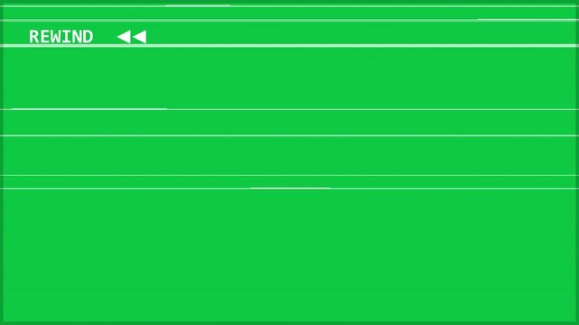 Black background for vintage VHS rewind transition video overlay