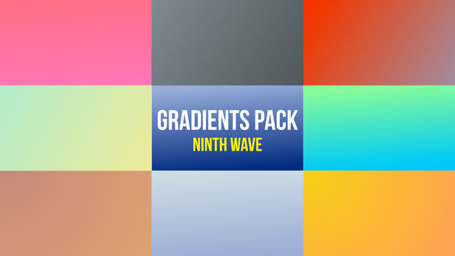 10 Gradient Backgrounds with color control