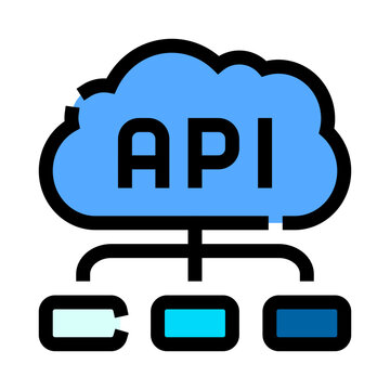 Application programming interface - api - cloud system providing network connectivity and data integration for various software applications and platform services