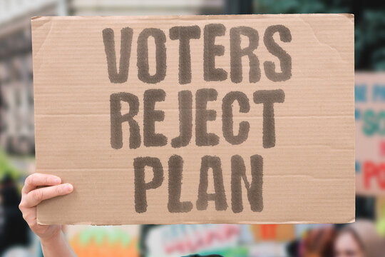 "Voters reject plan" Residents voiced opposition to proposed project. SURVEY. OPINION. FEEDBACK. POLL. LOCAL.
