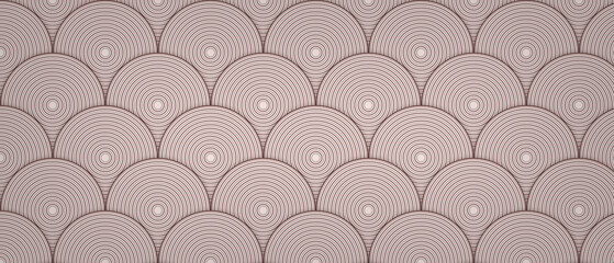 Pink and rose scallop fish scale pattern texture © MstZebun