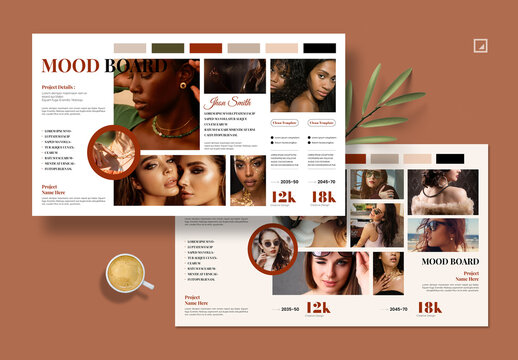 Stylish Mood Board Layout