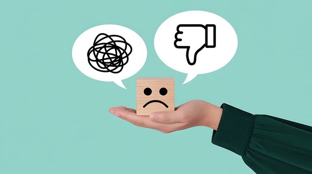 Sadness and Negative Feedback Concept with Confused Thoughts