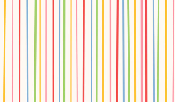 Seamless Multicolored thin vertical stripes pattern texture background
