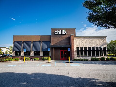 Chilis Grill Front Facade in Pooler Georgia