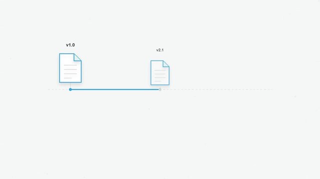 Document Version Control and Workflow Process Animation