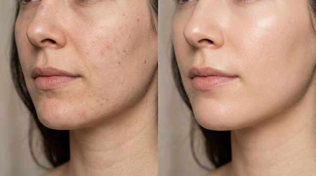 Before and After: Skin Transformation, Acne Scars to Smooth Complexion