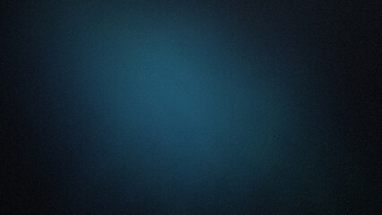 Fototapeta premium Dark Blue Abstract Background With Broad Soft Illumination And Fine Grain