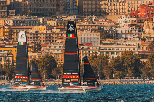 america's cup sailing, napoli, naples, italy