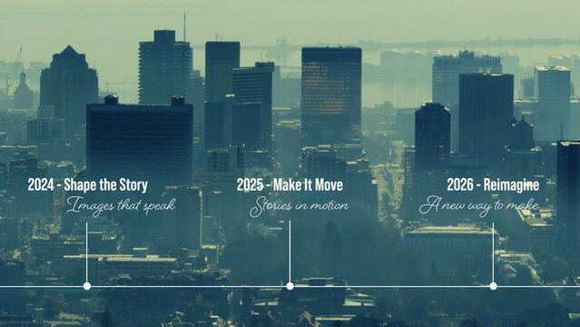 Minimal Media Timeline Reveal
