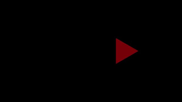 Back fast forward blue symbols icon symbol animation on black background. Left fast forward sign moving forward.