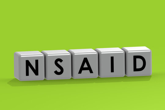 NSAID word on white block