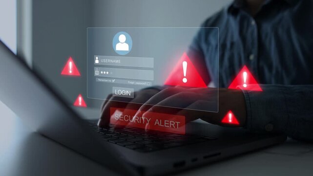 Cybersecurity alert notification.Protect profiles from hacks. Strong passwords, MFA, and monitoring prevent cyber attacks, credential theft and unauthorized access.	
