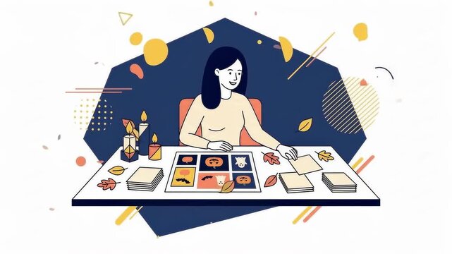 A woman arranges bento boxes with fresh ingredients for a healthy meal preparation
