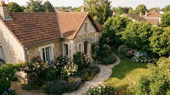 house in the garden