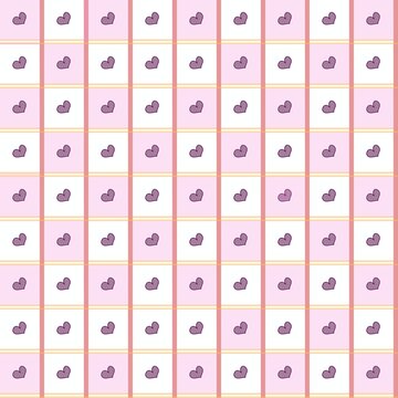 seamless pattern with hearts