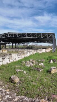 Ruins of Pella - Capital city of the Ancient Macedonian Empire, Central Macedonia, Greece