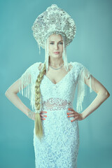 Obraz premium Elegant Winter Fairy Queen