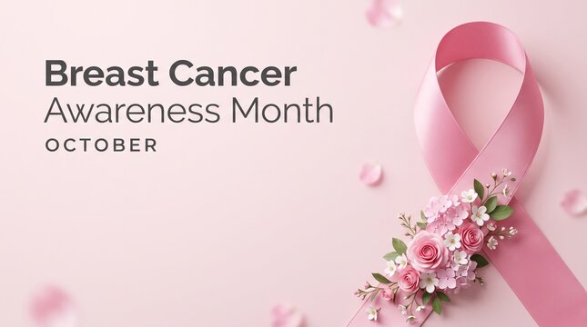 Pink Gradient World Map Breast Cancer Awareness Background