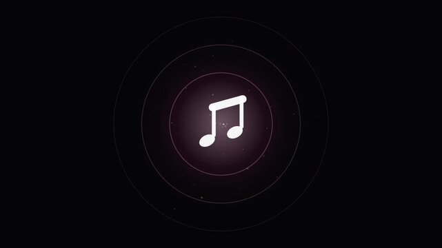 abstract minimalist cosmic music resonance seamles