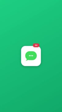 Notification Message Animation 