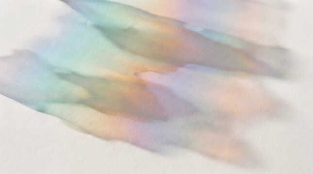 Warm sunlight passing through a translucent surface, creating soft pastel colors, glowing highlights, and an ethereal abstract visual effect.