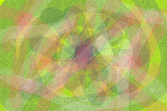 Abstract green pastel texture with overlapping translucent shapes