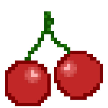 pixel art Cherry icon