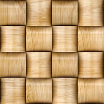 Basketry tile texture with chrome metal decorative accents