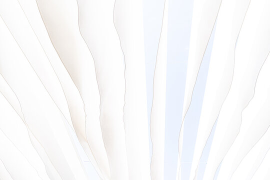 White sailcloth against blue sky background