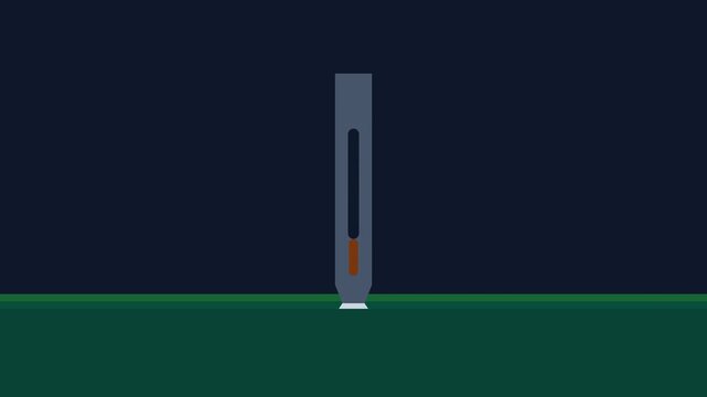 Hollow Core Lawn Aerator Tine and Soil Extraction Mechanical Motion Graphic