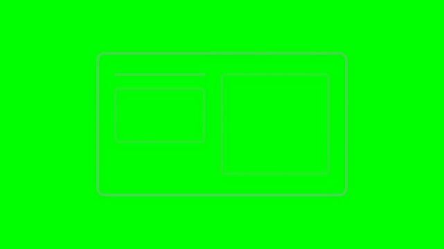 Creative Review Annotation Pin Motion Graphic - Design Feedback Loop in Satin Titanium and Emerald Green