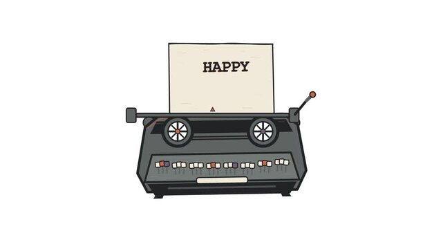 Typewriter, vintage writing and journalism with paper for author, storytelling and creative content. Old machine, classic style and copy space for retro blog, publishing and news reporting.