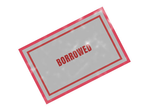 3D stylized approved stamp on gray background