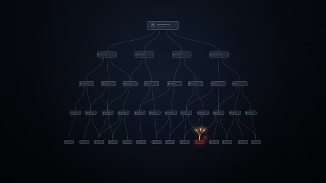 Software Supply Chain Vulnerability Spreading Through Dependency Tree Animation